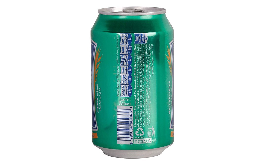 Barbican Malt Beverage Non Alcoholic Pineapple Flavour   Can  330 millilitre